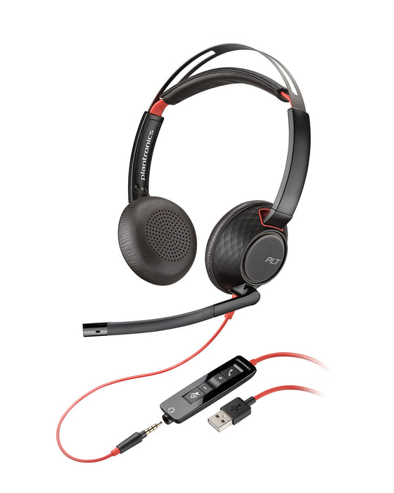 Poly Blackwire 5220 Stereo USB-A Wired Headset