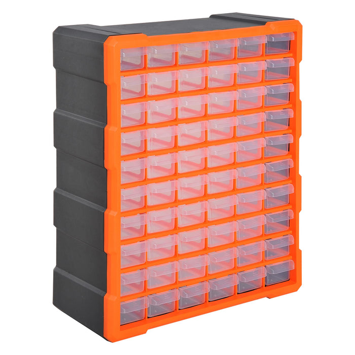 DURHAND Organiser B40-018 Polypropylene Orange 380 mm x 160 mm x 475 mm