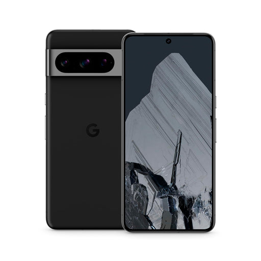 Google Pixel 8 Pro - 5G smartphone - dual-SIM - RAM 12 GB / Internal Memory 256 GB - OLED display - 6.7" - 2992 x 1344 pixels (120 Hz) - 3x rear cameras 50 MP, 48 MP, 48 MP - front camera 10.5 MP - obsidian