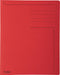 Exacompta Forever Square Cut Folder A4 Red Manila 280 gsm Pack of 100