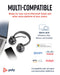 Poly Voyager 4320 UC Wireless Headset and Charge Stand
