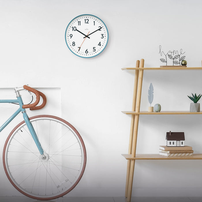 Acctim Analog Clock Orange 30 x 30 x 3.8 x 30 cm