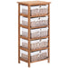 HOMCOM Storage Shelf 3-Tier