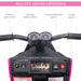 HOMCOM Kids Electric Motorcycle Ride-On Toy Pink White
