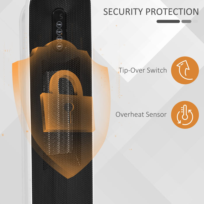 HOMCOM Heater 21 x 21 x 63.5 cm