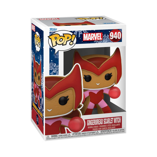 POP! Bobble-Head: Marvel Holiday - Gingerbread Scarlet Witch - 940 //57129