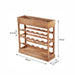 HOMCOM Wine Rack Wood Beige 2.25 x 7 x 7 cm