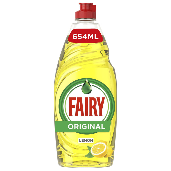 Fairy Washing Up Liquid Lemon 654 ml