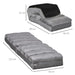 HOMCOM Lazy Sofa Grey 560 x 200 mm