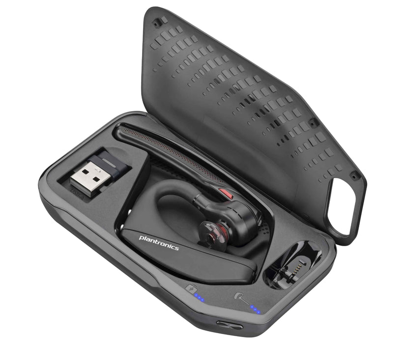POLY Voyager 5200 USB-A Bluetooth Headset with Charging Case