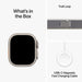 Apple Watch Ultra 2 - 49 mm - titanium - smart watch with Trail Loop - nylon weave - green/gray - band size: M/L - 64 GB - Wi-Fi, LTE, UWB, Bluetooth - 4G - 61.4 g