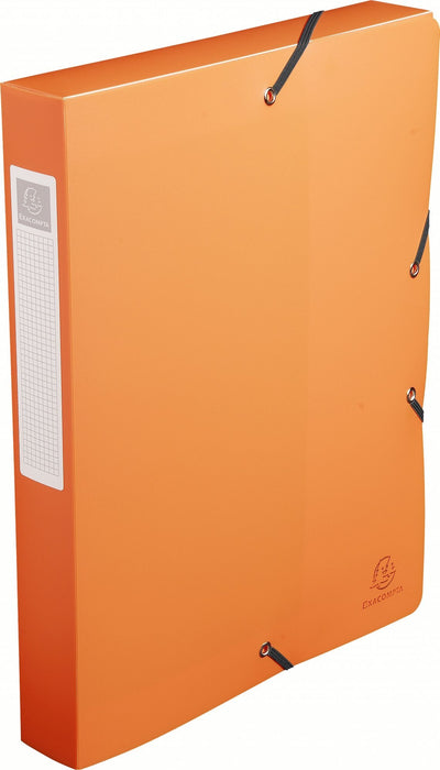 Exacompta Filing Box 5970E A4 Assorted Polypropylene 25 x 33 cm Pack of 8