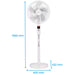 igenix Pedestal Fan DF1670 16 inch White 1 Speed Settings 40 x 45.2 x 136 cm