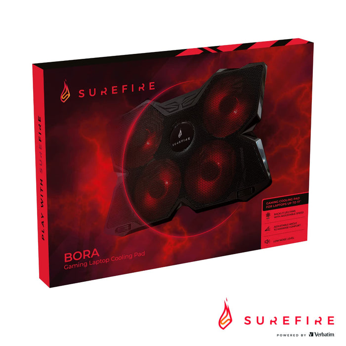 Surefire Bora Laptp Cooling Pad Red