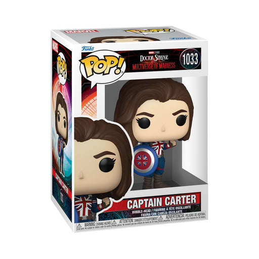 POP! Bobble-Head: Marvel Doctor Strange Multiverse of Madness S2 - Captain Carter - 1033 /62408