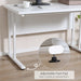 HOMCOM Writing Desk White 600 x 750 mm
