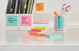 Post-it Sticky Notes Square 76 x 76 mm Assorted 654-TFEN 6 Pads of 100 Sheets