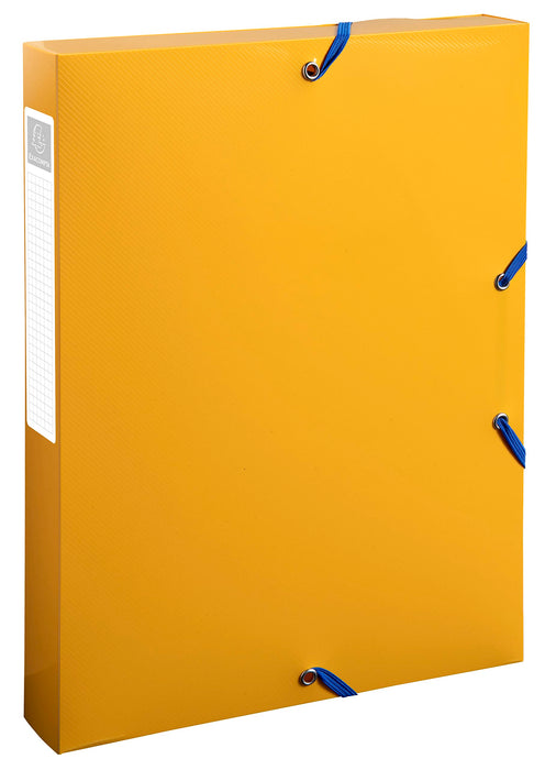 Exacompta Bee Blue Box File A4 Assorted Colours (Pack 8) - 59140E