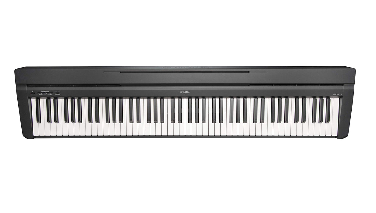 Yamaha Digital Piano P-Series P45B LCD A0 to C8 Black Set