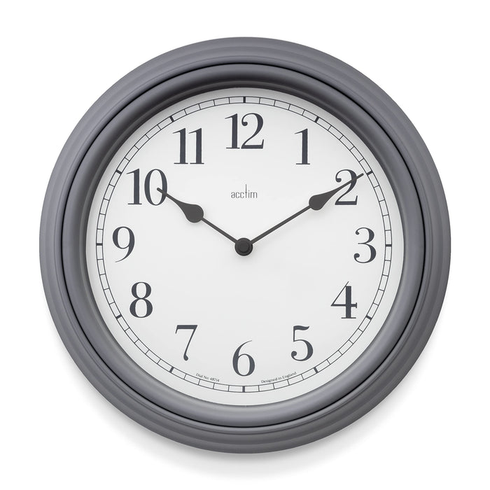 Acctim Analog Clock Grey 27.8 x 27.8 x 4.2 x 27.8 cm