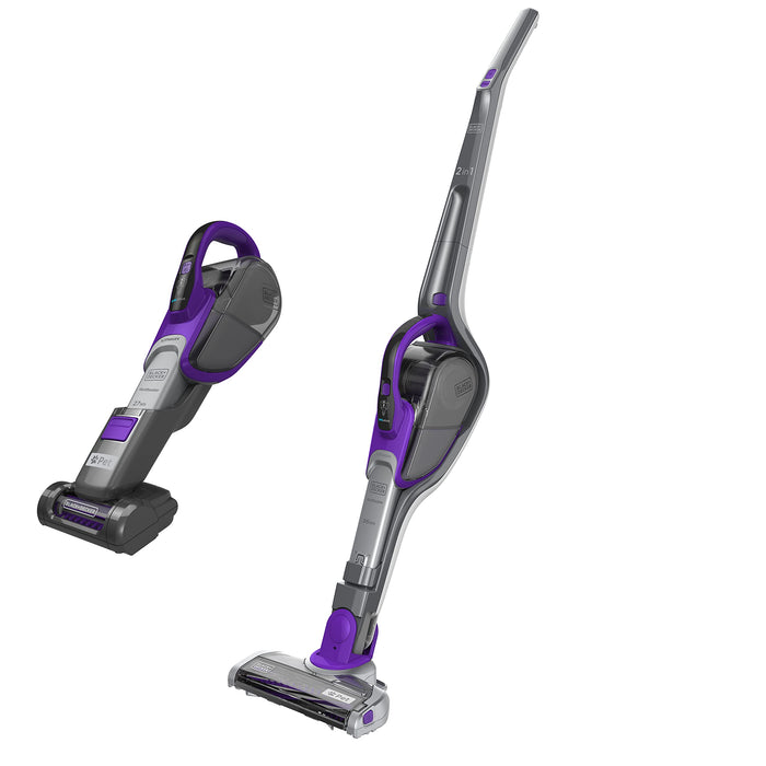 Black & Decker Vacuum Cleaner SVJ520BFSP Purple, Titanium Grey 0.5 L