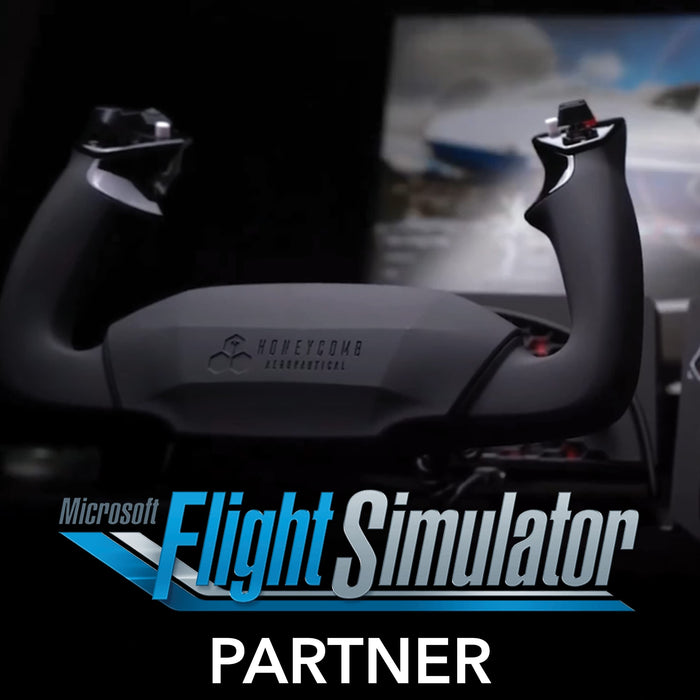 HONEYCOMB Game Controller SB003011 Alpha Flight Controls Yoke & Switch Panel Black