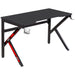 HOMCOM Gaming Desk Black 600 x 730 mm