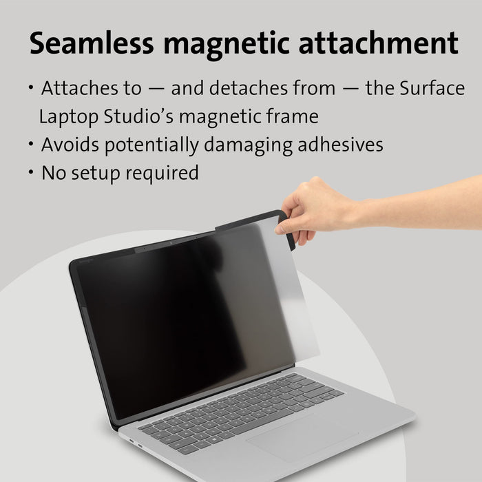 Kensington MagPro Elite - Notebook privacy filter - removable - magnetic - for Microsoft Surface Laptop Studio