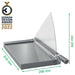 Leitz Precision Office Pro Guillotine Paper Cutter 9024 A3 420 mm Steel Blade Premium Glass Bed EdgeGlow Light Grey 25 Sheets