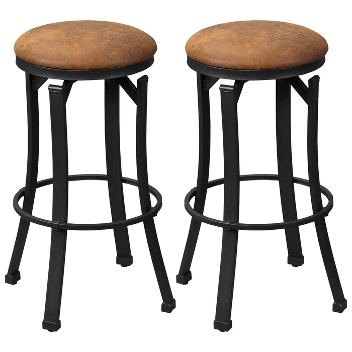 HOMCOM Bar Stool 835-554V70BN Brown