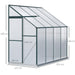 OutSunny Greenhouse 1.27 x 2.53 x 2.2 m Green