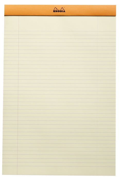 Rhodia A4 Legal Pad Yellow 80 gsm 80 Sheets