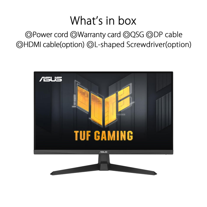 ASUS TUF Gaming VG279Q3A 27 Inch 1920 x 1080 Pixels Full HD HDMI DisplayPort Monitor