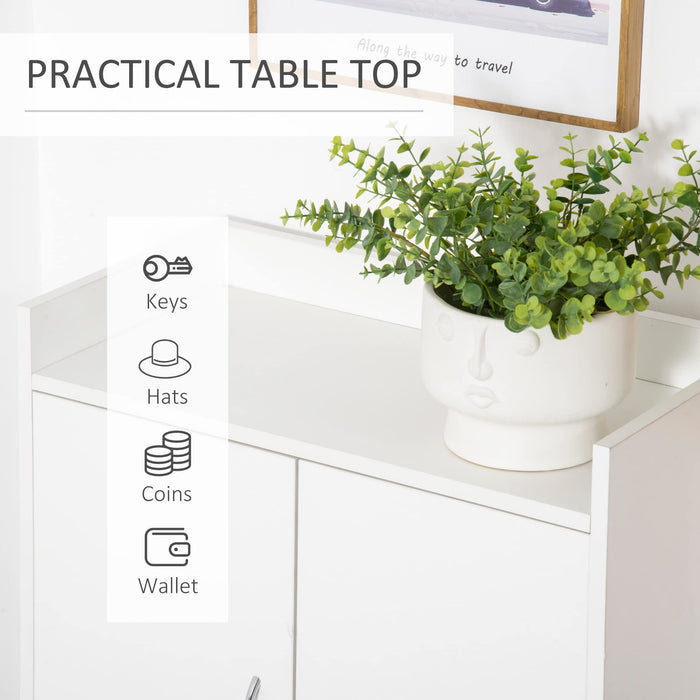 HOMCOM Shoe cabinet White 300 x 920 mm