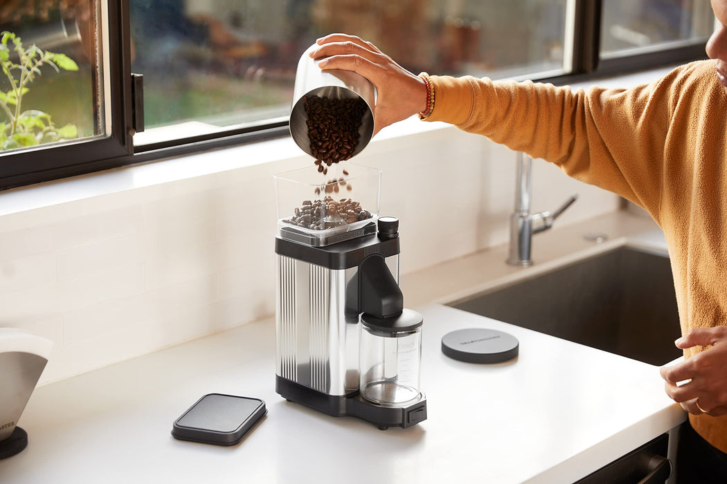 Moccamaster KM5 Burr Coffee Grinder Polished Silver