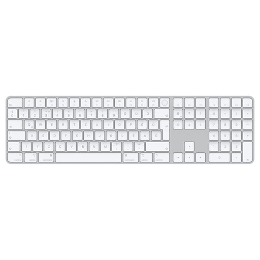 Apple Magic Keyboard with Touch ID and Numeric Keypad - Keyboard - Bluetooth, USB-C - QWERTZ - Hungarian