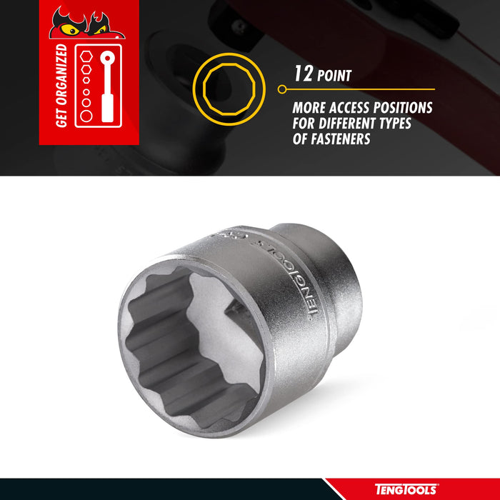 Bi-Hexagon Socket 12 Point 1.2in Drive 30mm