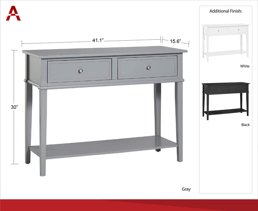 DOREL HOME Accent Table 7918815COMUK 1,043.94 (W) x 396.2399999999999 (D) x 762 (H) mm