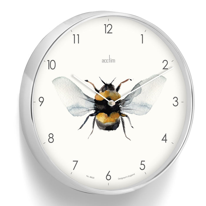 Acctim Analog Clock White 30 x 30 x 3.8 x 30 cm