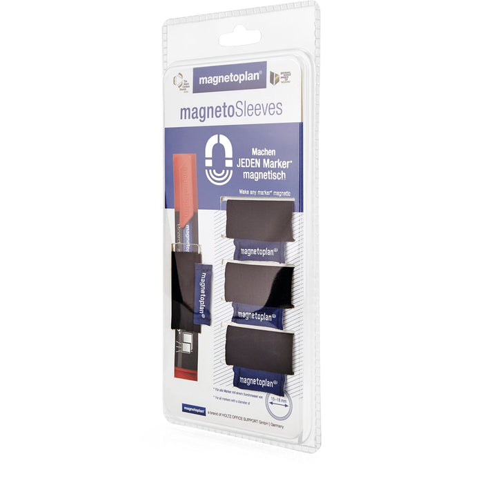 Magnetoplan Mkr Pen Hldr Blk Pk4