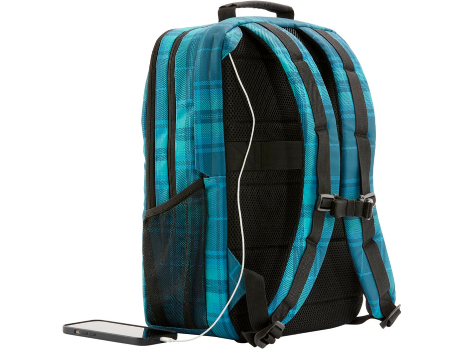 HP Campus XL Tartan Plaid Backpack