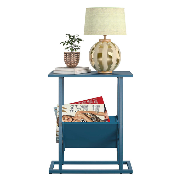 Novogratz Accent tables 6563906COMNUK Blue Oak 499.9 (W) x 279 (D) x 596.9 (H) mm