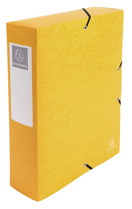 Exacompta Filing Box 50830E A4+ Assorted Mottled Pressboard 80 mm Pack of 6