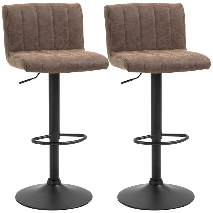 HOMCOM Bar Stool 835-501BN Brown