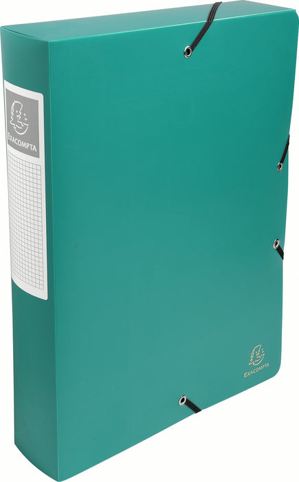 Exacompta Filing Box 5980E A4 Assorted Polypropylene 25 x 33 cm Pack of 8