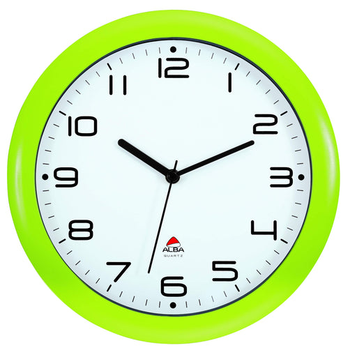 Alba Analog Wall Clock HORNEW V 30 x 5.5cm Green