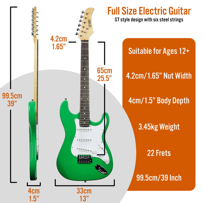 3rd Avenue Electric Guitar Set Green