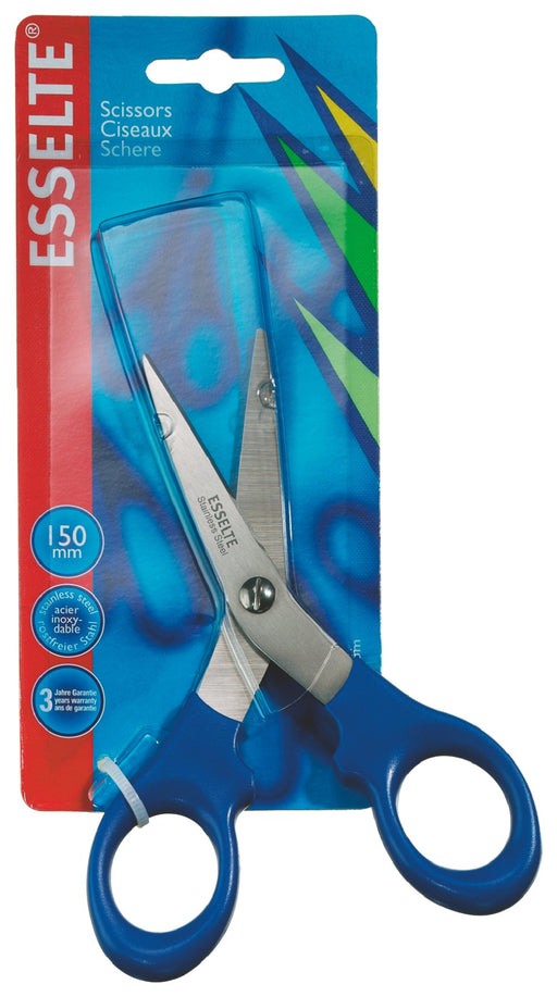 Esselte Scissors Stainless Steel Blue 150 mm