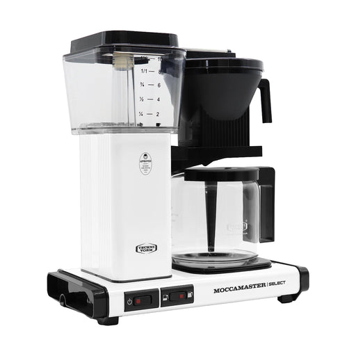 Moccamaster KBG Select Matt White UK Plug Coffee Machine
