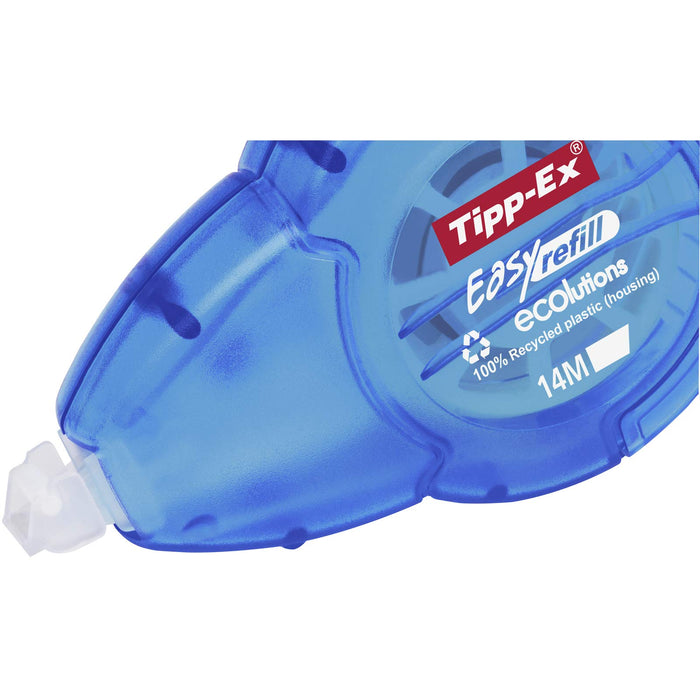 Tipp-Ex Correction Roller ECOlutions Easy Refill Recycled 100% 5 mm x 14 m White Refillable